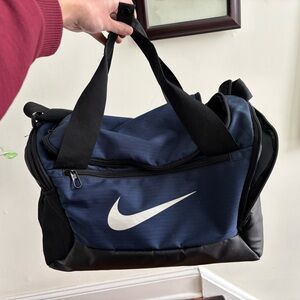 Nike Navy and Black Duffel Bag